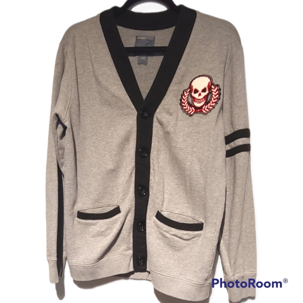 Boys Old Navy Skull Sweater - Picture 5 of 5